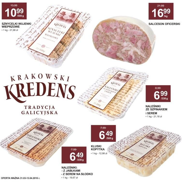 Gazetka promocyjna Krakowski Kredens str. 1